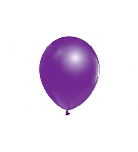 12 İnç Metalik Violet Balon 100lü BALONEVİ