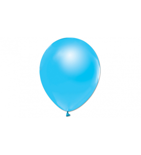 12 İnç Metalik Açık Mavi Balon BE