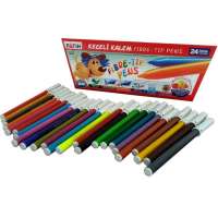 Fatih Keçeli Boya Kalemi 24 Renk Yıkanabilir