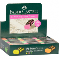 Faber-Castell Silgi 4 Neon Renk, PVC-Free,  30lu