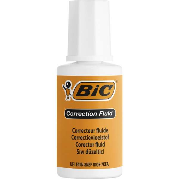 Bic BIC43894 20ml Sıvı Silici Fırçalı 10'lu daksil/tipex