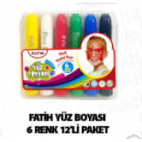 Fatih Yüz Boyası Kalemi 6 Renk