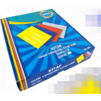 Yapışkanlı 10lu Hazır Kitap Kapı (renk seçiniz)
