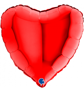 Folyo Balon Grabo 18" A. Kalp Kırmızı ( 10 ad./pk.)