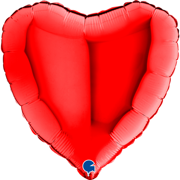 Folyo Balon Grabo 18" A. Kalp Kırmızı ( 10 ad./pk.)