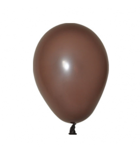 Pastel 6" Balon Balonevi Kahverengi 100lü