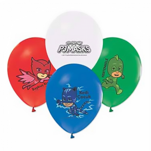 Hazır Baskı Lisanslı Balon PJ Masks