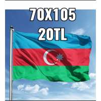 Azerbeycan bayrağı 50x70