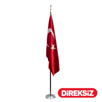 Makam Türk Bayrak Çiftkat Simsiz 100x150