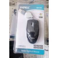 Everest SM-333 mouse Usb Siyah Optik Makaralı  