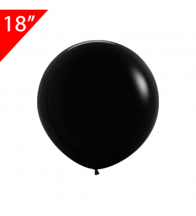 Pastel Balon 18" HBK Balon Siyah