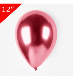 Krom Balon 12" fuşya