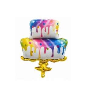KAPAT-Cake Rainbow 0167 Folyo Balonu 115cm