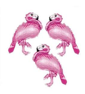 18″ Flamingo Shape 3’lü Folyo Balon