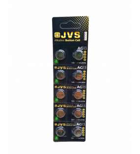 JVS AG13 1.5V LR44 SAAT PİLİ 10LU KART*400