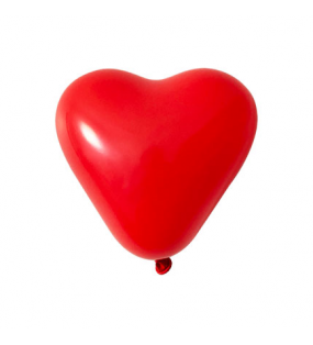 Pastel 5" Kalp Balon Balonevi Kırmızı 100lü