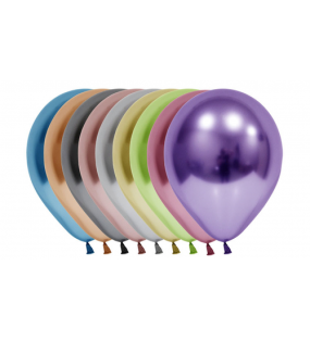 Krom 5" Balon Balonevi Karışık 50'li